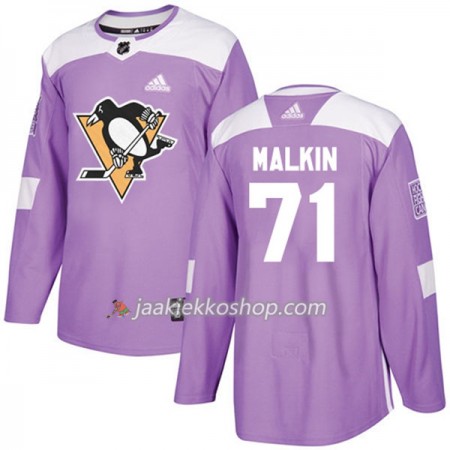 Miehille NHL Pittsburgh Penguins Pelipaita Evgeni Malkin 71 Adidas 2017-2018 Violetti Fights Cancer Practice Authentic Miehille NHL Pittsburgh Penguins Pelipaita Evgeni Malkin 71 Adidas 2017-2018 Violetti Fights Cancer Practice Authentic
